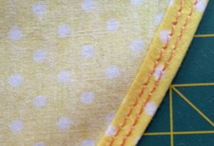 How to sew a narrow hem