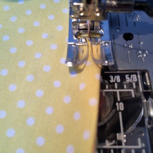 How to sew a narrow hem